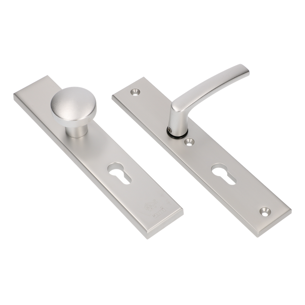 AMI Veiligheidsbeslag 251/50 Profielcilinder 55 Kn.169/50 F1 +Profielcilinder 55 Deurkruk 332 M6 Deurdikte 38/42 Mm - 804011